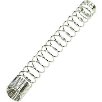 Aquatuning Knickschutzfeder 11mm (100mm Lang), Wasserkühlung Komponenten Zubehör, Silber