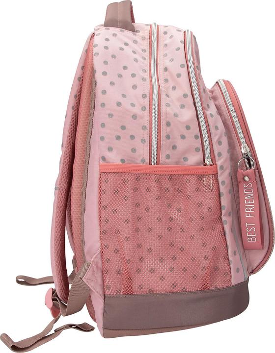 Image du produit Top Model Topmodel - School Backpack DOTS - Rosé with Grey Dots