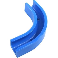 Aquatuning Winkelclip 90° für 10/8mm Schlauch, Wasserkühlung Komponenten Zubehör, Blau