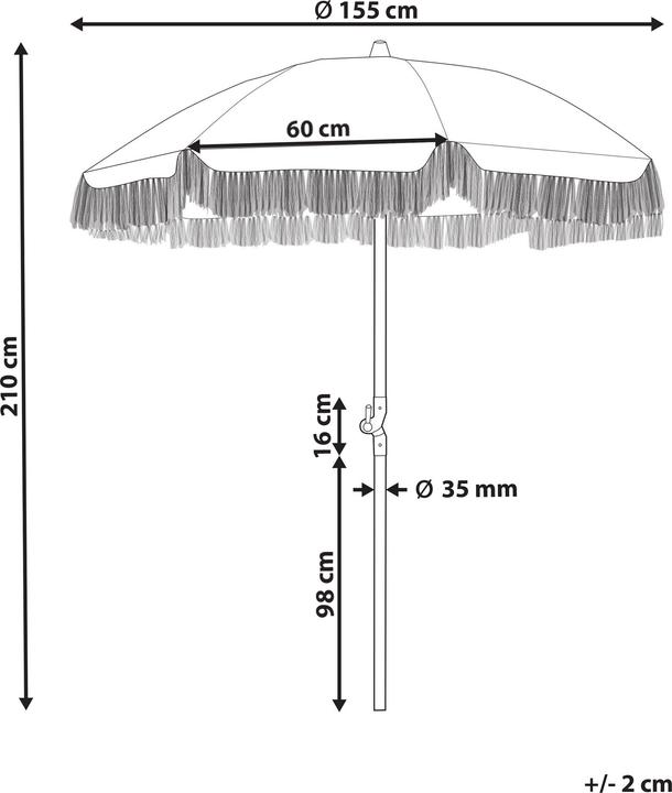 Actual product image Beliani Mondello (1.55 m)