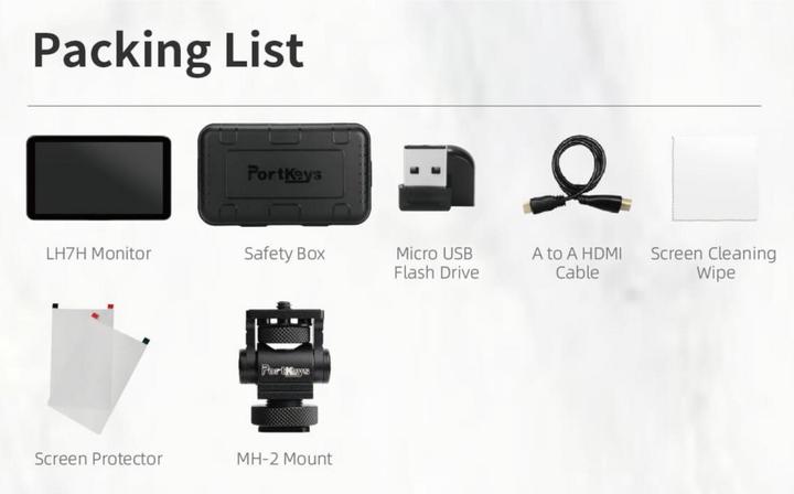 Productafbeelding Portkeys LH7H (7", Volledige HD)