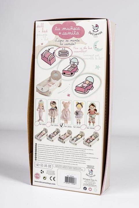 Produktbild DeCuevas Lumpenpuppe Niza In eine Wiege umwandelbarer Koffer 36 cm Plüschtier