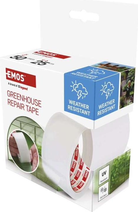 Actual product image Emos Repair tape for polycarbonate and glass, 25 m x 50 mm, transparent (50 mm)