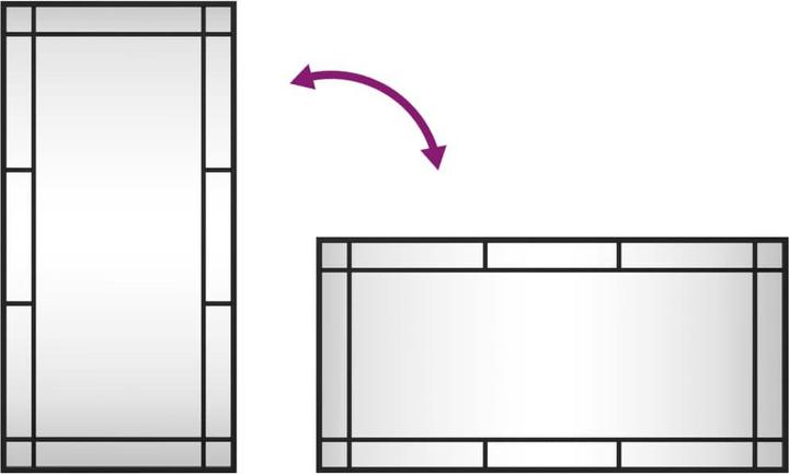 Produktbild vidaXL Wandspiegel (40 x 80 cm)