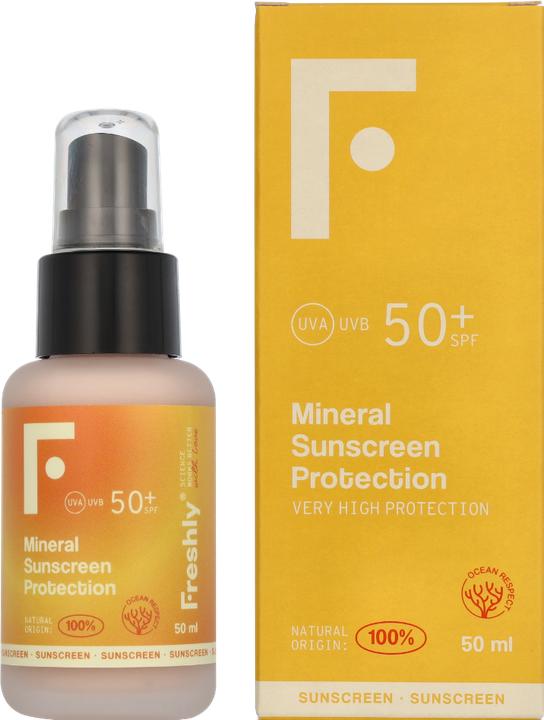 Actual product image Freshly Cosmetics Sunscreen SPF 50 with Physical Healthy Mineral Filters 50ml (Suntan cream, SPF 50, 50 ml, 50 g)