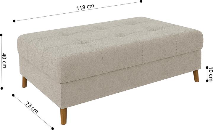 Immagine prodotto Ropez Ariella (Divano ad angolo, Sgabelli imbottito)