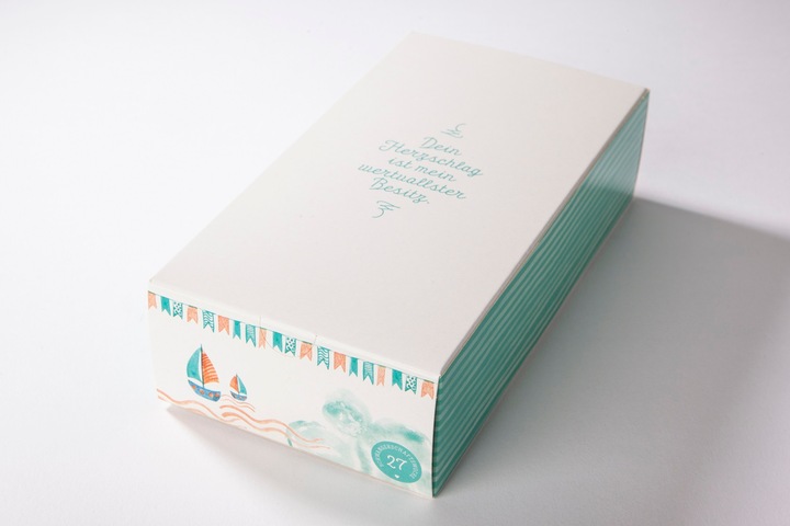 Actual product image vortageins Pregnancy Calendar / Countdown Box (Gifts for 24 weeks of pregnancy)