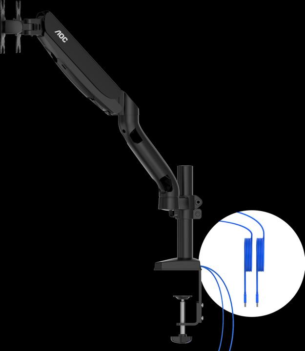 Produktbild AOC AD110DX Flachbildschirm-Tischhalterung 80 cm (31.5"" ) Schwarz Tisch/Bank (Tisch, 31.50")