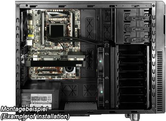 Produktbild Nanoxia Deep Silence 2 (ATX, mATX, Mini-ITX, E-ATX)