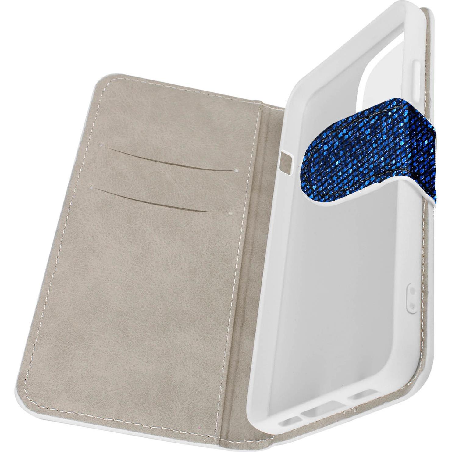 Avizar Disco Glam Edition Series (Apple iPhone 15 Plus), Smartphone Hülle, Blau