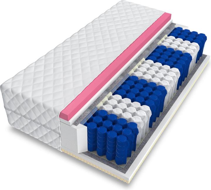 Image du produit Avetoe Matratze 180x200 HATI MAX EXCLUSIVE 9 Zonen (180 x 200 cm, Noyau en latex, Noyau de printemps, Noyau de mousse)