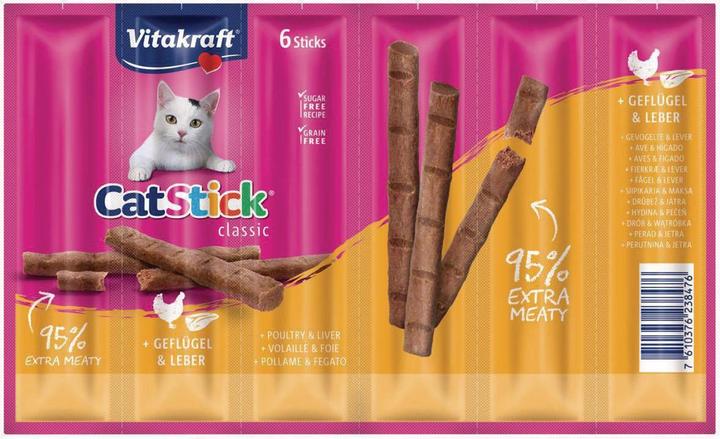 Image du produit Vitakraft Cat Stick (Adulte, 6 pcs, 36 g)