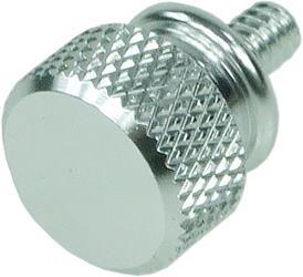 Actual product image Aquatuning Thumbscrews housing silver bigpack (10 pieces)