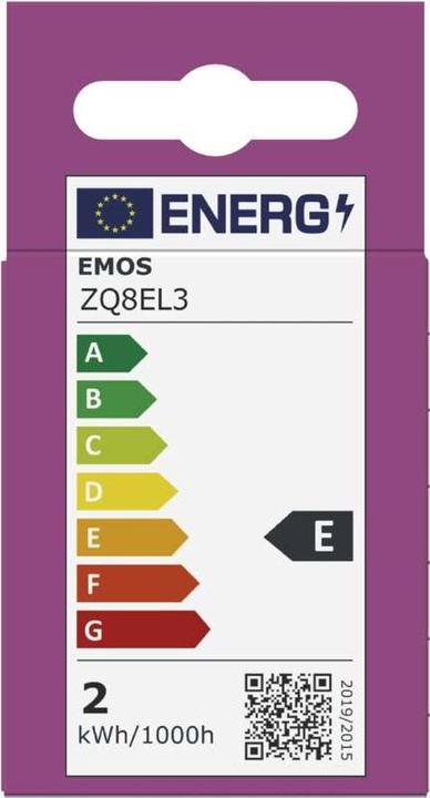 Etichetta energetica Emos LED Lampe Classic MR16 Weiss/ GU10 / 1,3 W (16 W) / 150 lm / NeutralWeiss (GU10, 150 lm, 1x)