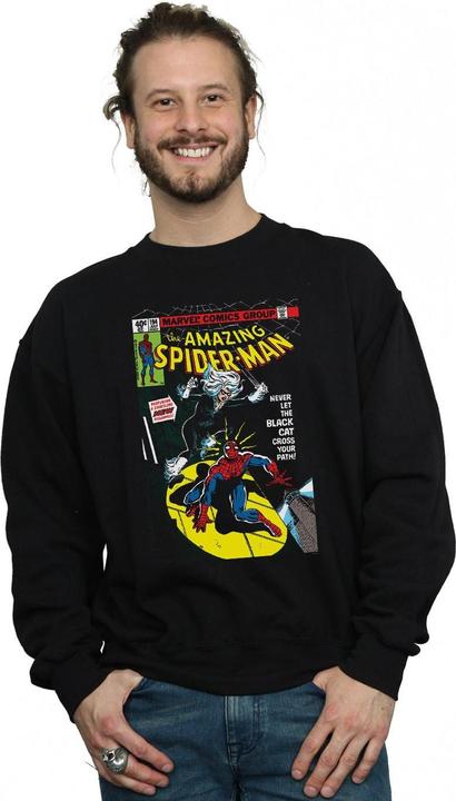 Image du produit - Sweat SPIDER-MAN BLACK CAT COVER - Homme (XL)