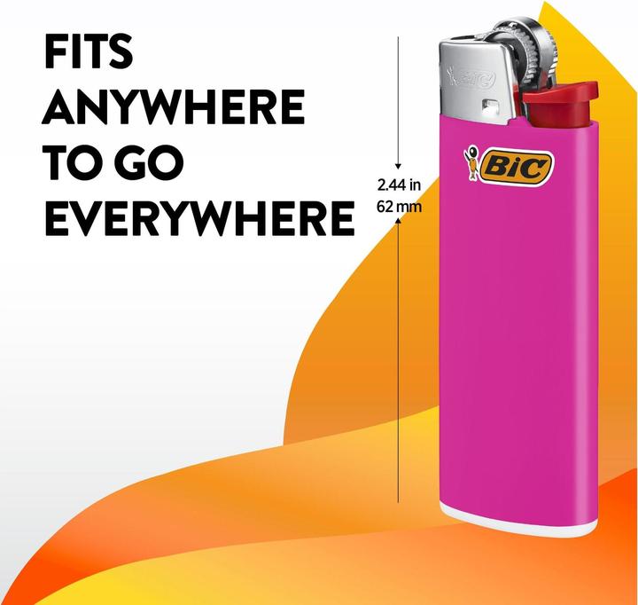 Immagine prodotto Bic Reibradfeuerzeug J25 Mini, Mehrfarbig, 5+1er-Pack