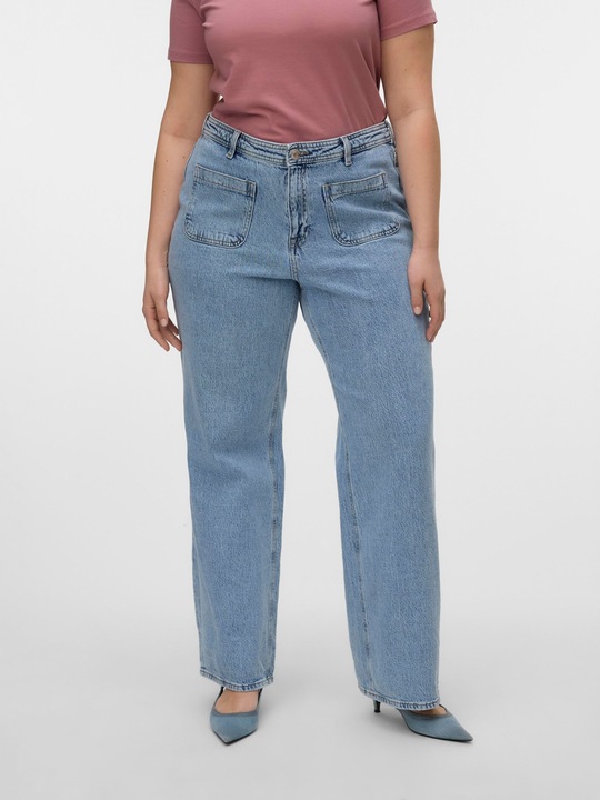 Produktbild Vero Moda VMCTESSA Hohe Taille Weiter Beinschnitt Jeans Weit geschnitten (W44/L32)