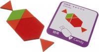 Actual product image Kruzzel Lesson - geometric figures (155 pieces)