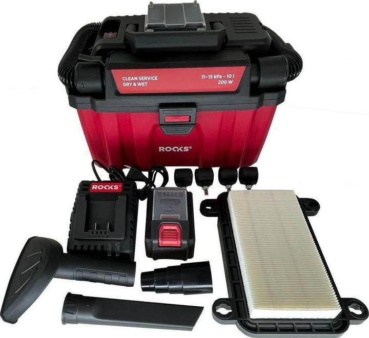 Actual product image GCS Rooks Odkurzacz Przenośny 20v Aq-One Dry&Wet