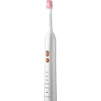 Sencor, Elektrische Zahnbürste, Schallzahnbürste SOC 3313PW Weiss (Schallzahnbürste)