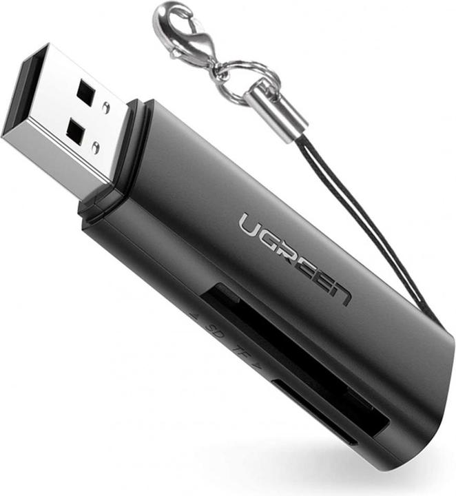 Productafbeelding Ugreen USB 3.0 kaartlezer voor SD en MicroSD kaarten (SDHC SDXC UHS-I) (USB 3.0)