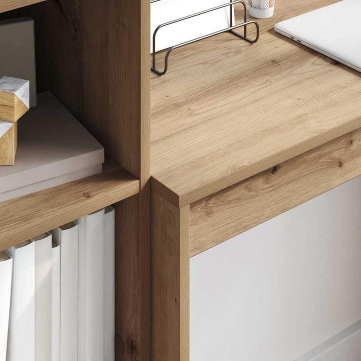 Immagine prodotto VidaXL Scrivania artigianale in truciolato di quercia Mediamente resistente (90 x 40 x 76 cm)
