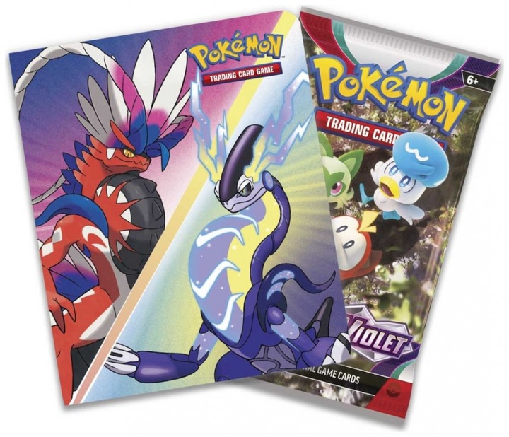 Actual product image Pokémon Scarlet & Violet Album and Booster
