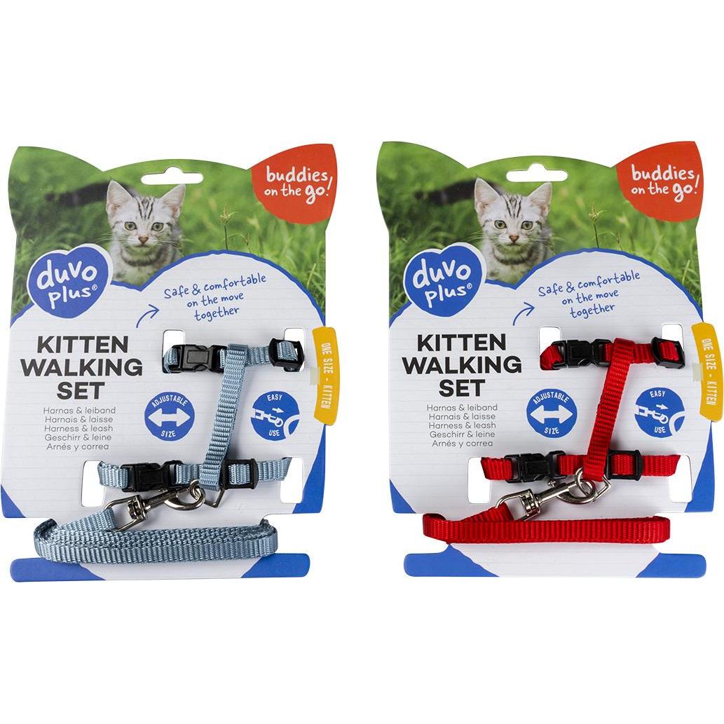 EBI Kit de promenade pour chatons (Chat, Gnral), Collier + laisse