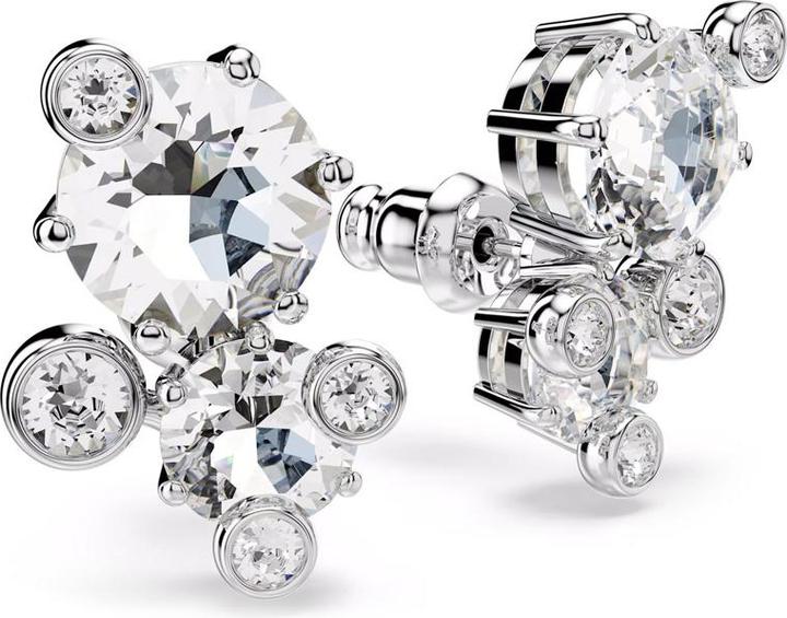 Produktbild Swarovski Constella Ohrstecker Rundschliff Weiss Rhodiniert (Swarovski Metall)