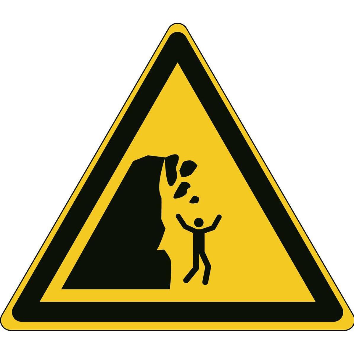 Thumbnail - Brady, Sicherheitskennzeichnung, ISO-Sicherheitsschild - Warnung vor instabiler Klippe