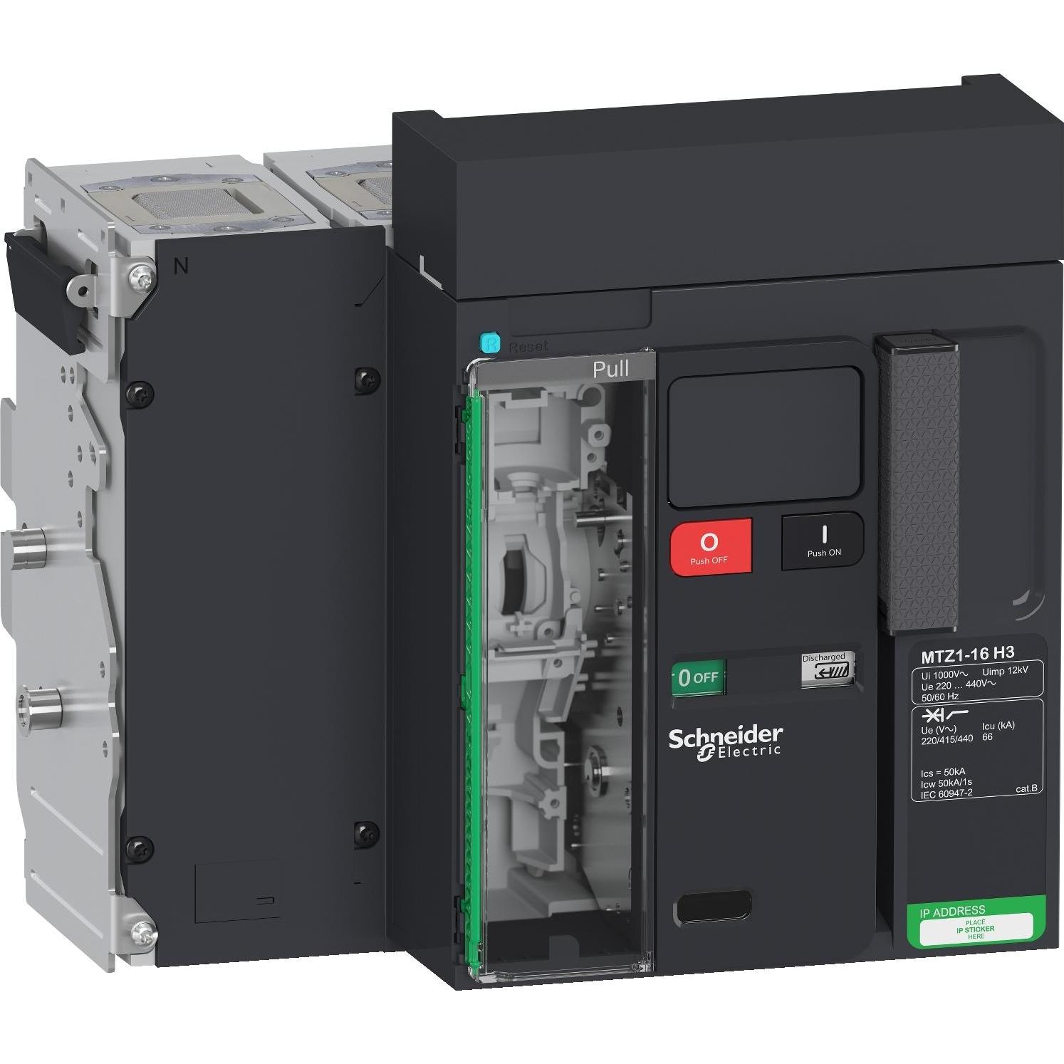 Schneider Electric, Schutzschalter, Leistungsschalter 1600A 4p IP00 Einb LV846461