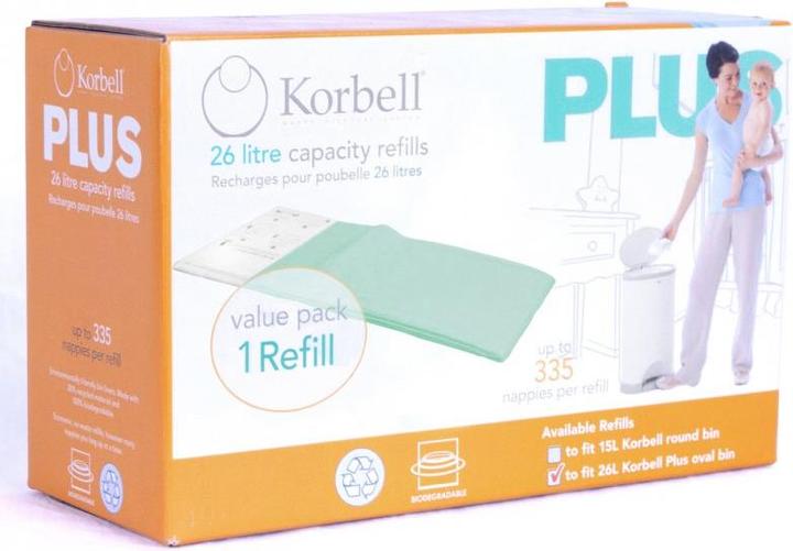 Actual product image Korbell Refill foil for diaper pail (1 x)