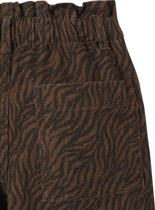 Actual product image Vertbaudet Weite Mädchen Paperbag-Hose mit Leopardenmuster (122)
