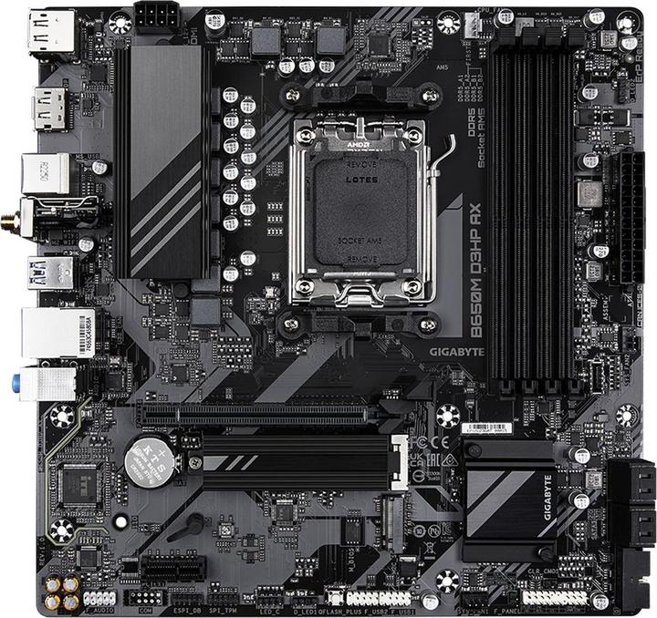 Productafbeelding Gigabyte B650M D3HP AX (AM5, AMD B650, mATX)