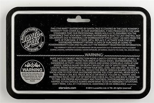 Produktbild Santa Cruz Star Wars Collectible Deck (7.80")