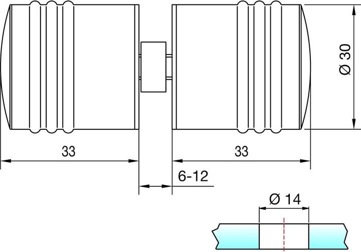 Actual product image Pauli+Sohn Glass door knobs 8298 (Door knob)
