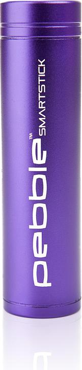 Actual product image veho Pebble Smartstick Battery Charger Purple (2200 mAh)