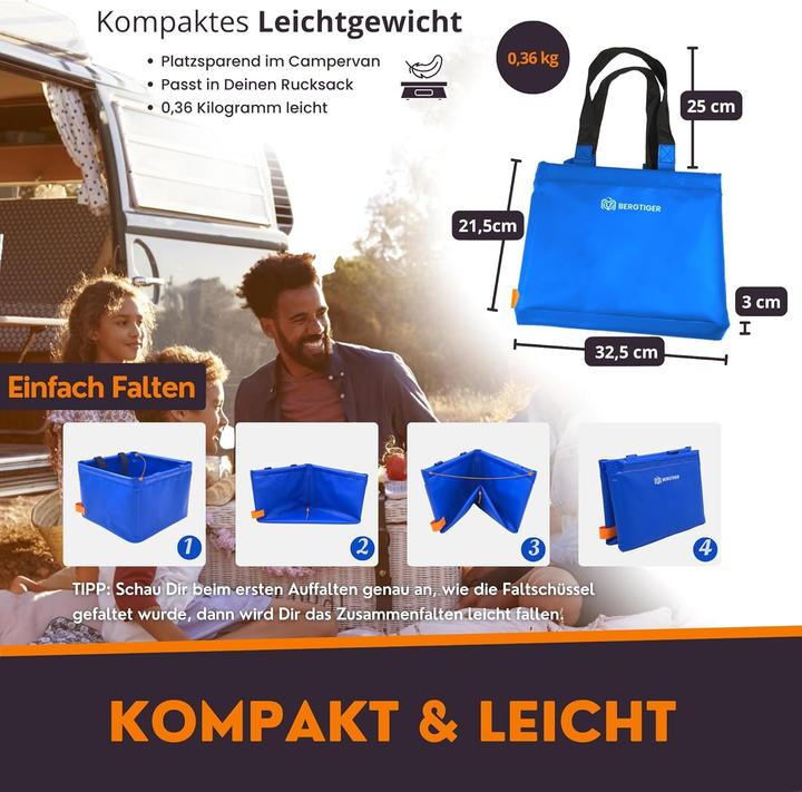 Produktbild Bertiger Faltbare Camping-Spülwanne mit Griff