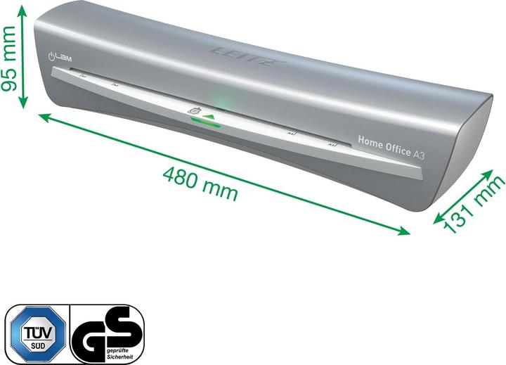 Actual product image Leitz iLAM Home Office (80 - 125 µm, A3)