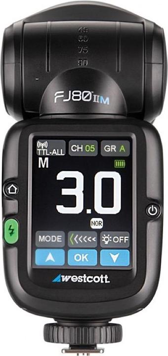 Produktbild Westcott FJ80 II M Universal Touchscreen 80WS Speedlight (D226311) (Aufsteckblitz, Canon, Fujifilm, Nikon, Olympus, Panasonic, Sony)