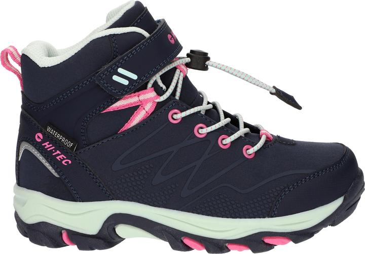 Produktbild Hi-Tec Wanderschuhe Blackout Mid WP Jr marineblau/pink (35)