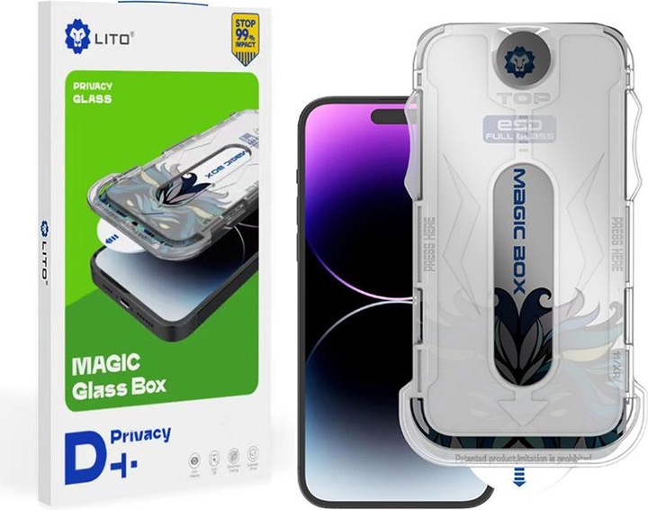 Lito Vetro privacy incl. strumento di installazione iPhone X | XS (1 Pezzo/i, Apple iPhone XS, Apple iPhone X)
