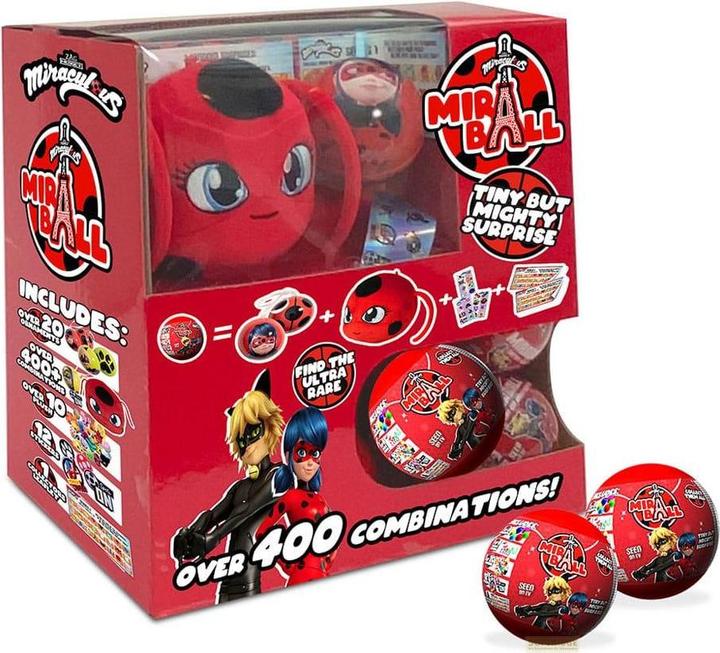 Immagine prodotto Miraculous Miraball Kwami Peluche 12 oggetti da collezione