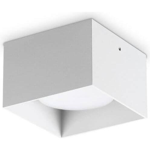 Ideal lux, Wandleuchte + Deckenleuchte, SPIKE GX53 Deckenleuchte dimmbar Weiss warmweiss 317489 (910 lm, GX53)