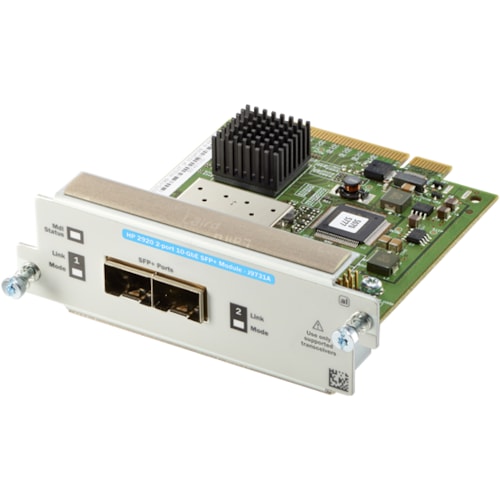 HPE Procurve 2-Port 10GbE SFP+ Module J9731A (Switch Modul), Netzwerk Zubehör