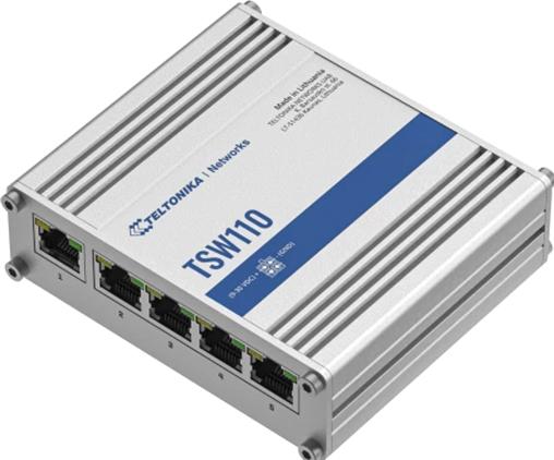 Image du produit Teltonika TSW110000000 - TSW110 - Commutateur L2 non géré (5 Ports)