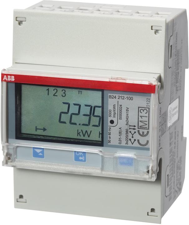 ABB Compteur d'énergie triphasé B24-212-600 Transformateur de mesure