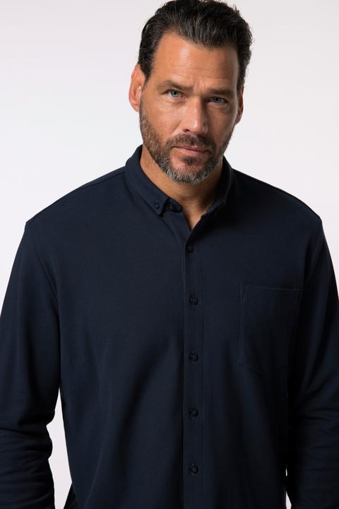 Produktbild JP1880 JP 1880 Piquéhemd, Langarm, Mini-Buttondown-Kragen, Modern Fit (7XL)