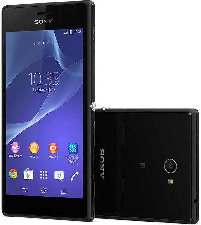 Produktbild Sony Xperia M2 (8 GB, Schwarz, 4.80", 4G)