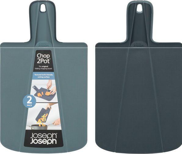 Image du produit Joseph Joseph Chop2Pot Plus Sky lot de 2 planches à découper, 38x21x3cm